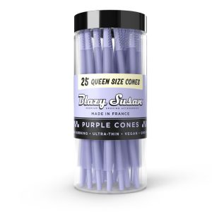 BLAZY SUSAN PURPLE CONES QUEEN SIZE 25CT JAR - 810134926271