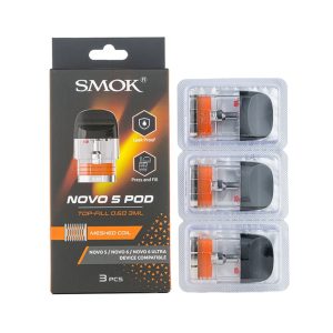 SMOK NOVO 5 POD MESHED 0.6OHM (3ML) -3PCS PACK - 6936760866973