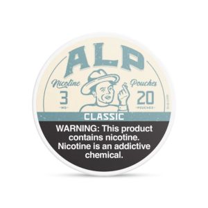 ALP NICOTINE POUCHES CLASSIC 3MG-PACK OF 5 POUCHES - 840158616896