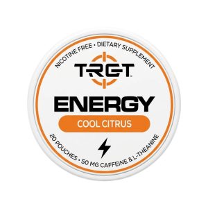 TRGT NICOTINE FREE DIETARY SUPPLEMENT POUCHES ENERGY (COOL CITRUS) -BOX OF 5 - 60810123684702