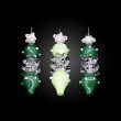 NECTAR COLLECTOR 4''GLASS SET MARBLE AMERICAN COLOR WITH 10MM MALE STAINLESS TIP MIX COLOR - 100000951908