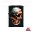 ZIPPO 218 SKULL FLAG - 191693229004