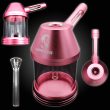HIPSTER 6'' WIDE BODY AROUND 70 MM DIAMETER BODY WITH GLASS TUBING AND ALUMINUM BODY WATER BUBBLER MIXED COLOR - 653561504236